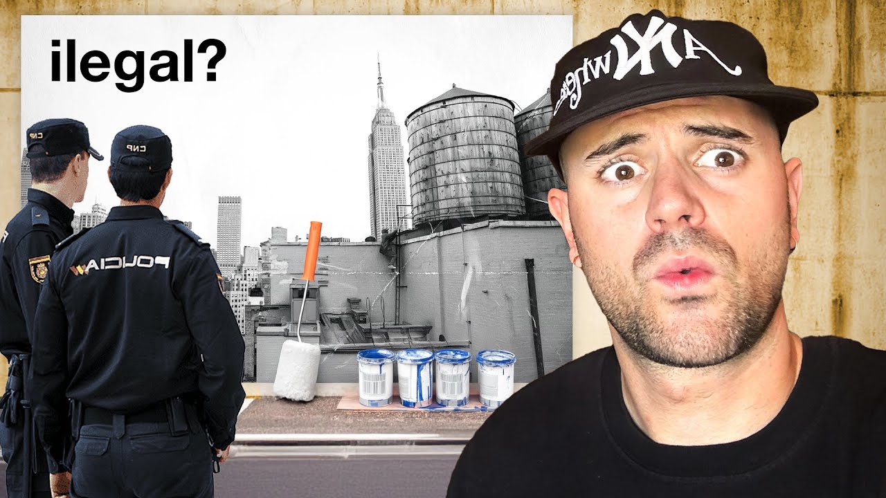 Colgué una foto de 6 metros en mi ciudad