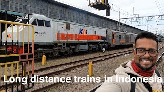 Long Distance Trains in Indonesia 🇮🇩 | Jakarta to Yogyakarta train |