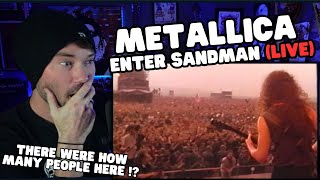 Metal Vocalist First Time Reaction - Metallica - Enter Sandman Live Moscow 1991 HD