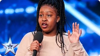 Vignette de la vidéo "You’re going to love Sarah Ikumu as much as Simon! | Auditions Week 1 | Britain’s Got Talent 2017"