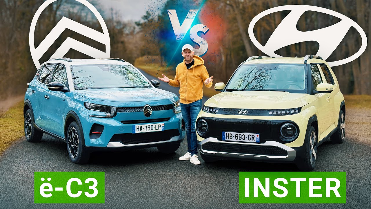 Citroën ë-C3 vs Hyundai Inster : le duel qui tourne à la raclée ?!