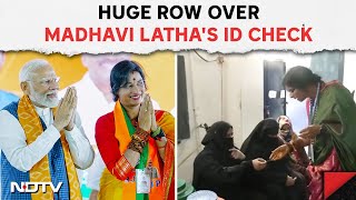 Madhavi Latha | Huge Row Over BJP's Madhavi Latha's ID Check, Andhra MLA's Poll Booth Slapgate