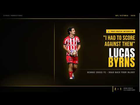 Lucas Byrns on Scoring Against His Former Club | George Cross FC 2-1 St Albans