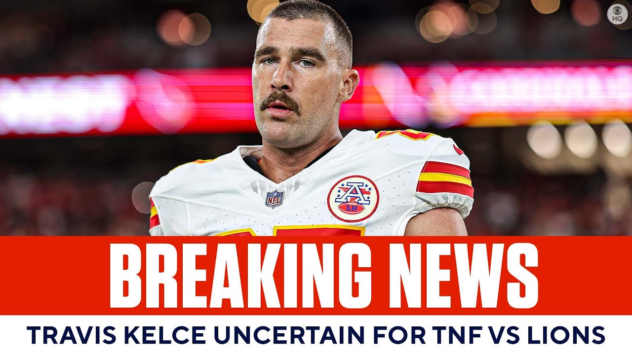 ⁣Travis Kelce UNCERTAIN For Thursday Night Football vs Lions With Knee Injury I CBS Sports