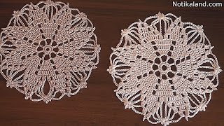 Crochet doily Snowflake Tutorial Part 2 Сrochet Сhristmas ornaments free patterns