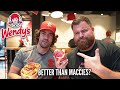 ENGLISH GUYS TRY WENDY'S FOR THE FIRST TIME | FOOD REVIEW CLUB | BURGER REVIEW