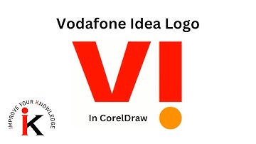 "CorelDraw Tutorial: How Create Vodafone Idea Logo in CorelDraw "