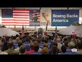 Secretary of War Hegseth Speaks at Boeing During Arsenal of Freedom Tour
