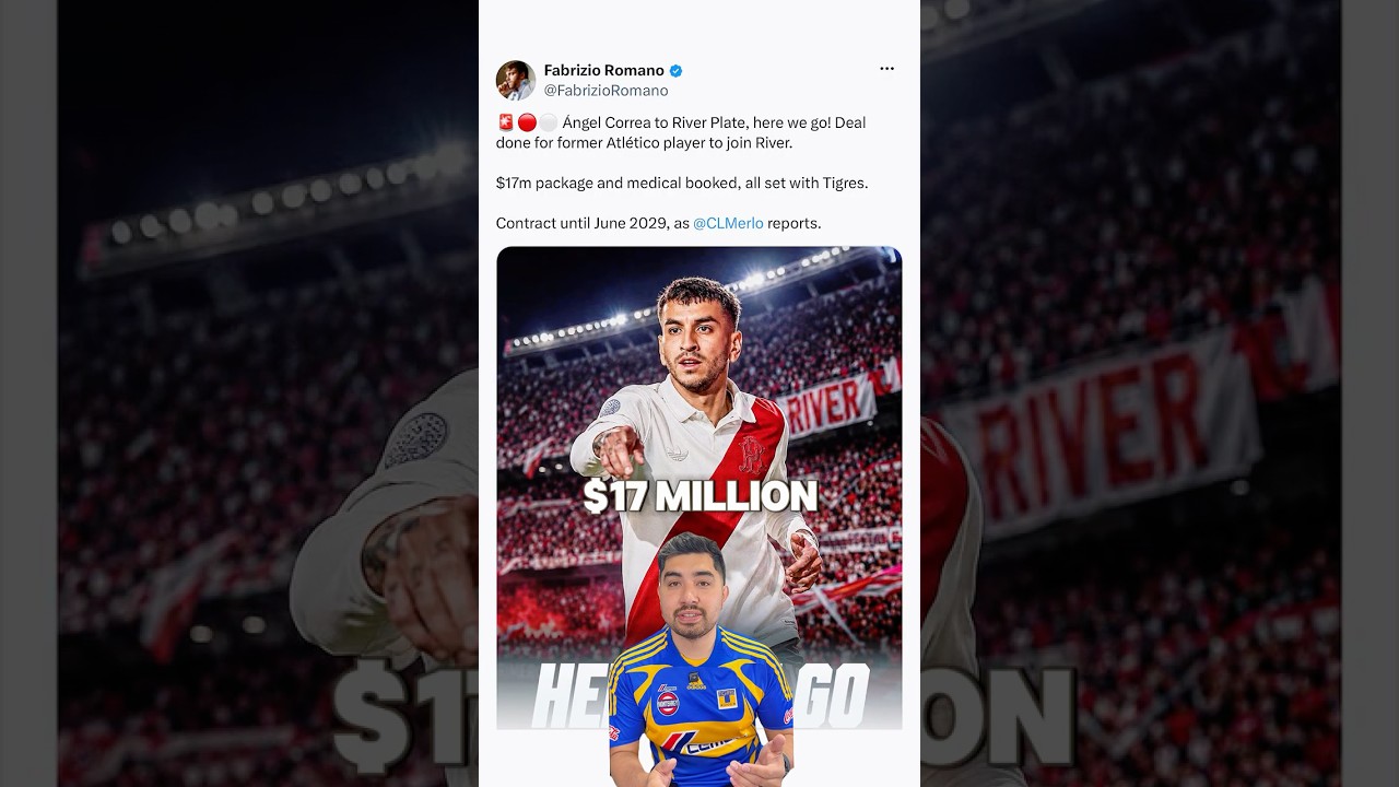 Tigres bought him for $8M. Just sold him for $15M+. 🐯💰¿Buena venta o dejaron ir a un crack?