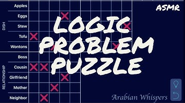 || ASMR Games || Playing Logic Problems Puzzle || Whispering ||