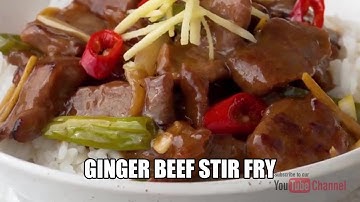 Ginger Beef Stir Fry | Family Tube