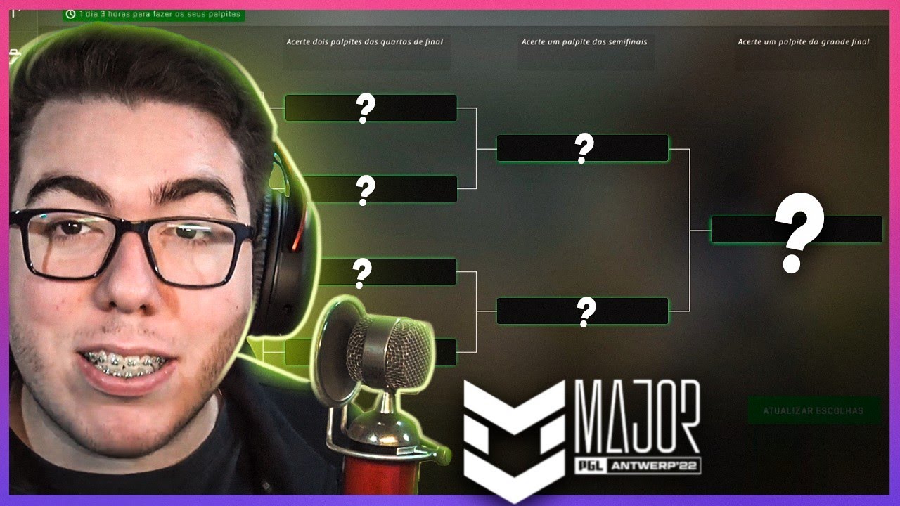 ESSA É A CALL, CONFIA QUE JÁ DEU BOM. (Pick'em Challenge PGL Major Antwerp 2022)