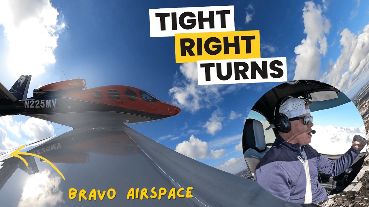 Управление самолетом Vision Jet вручную над Сан-Диего.