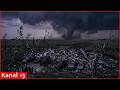 Tornado leaves trail of destruction in Merrillville, Indiana