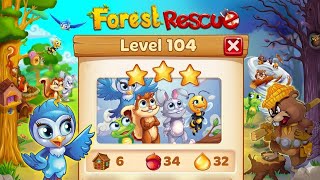 Forest rescue Serenity | Level 102 to 104 Gameplay ✨