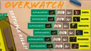 Overwatch Lucio Sextuple Kill (BIG BOOPS)