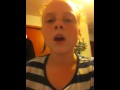 Holly singing firework by katy perry