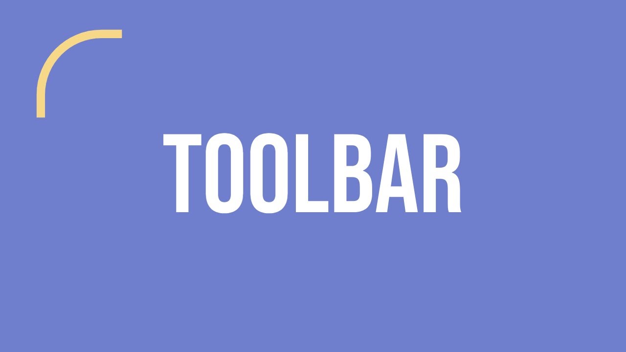 What Is a Toolbar? | Computer Vocabulary (Plain English) - YouTube