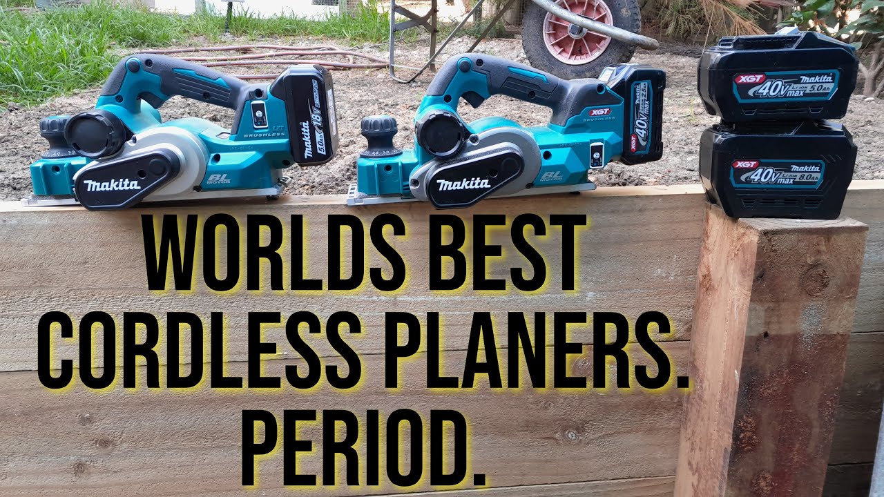 Makita 40V max XGT Cordless 3 1/4in Planer Kit AWS Capable