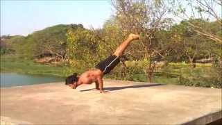 Anti Gravity: Handstand to Peacock pose (Mayurasana) 