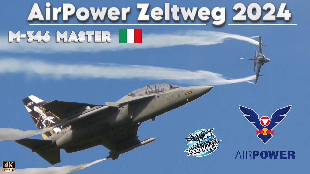 M-346 Master ▲ Italian Air Force 🇮🇹 ▲ AirPower Zeltweg 2024