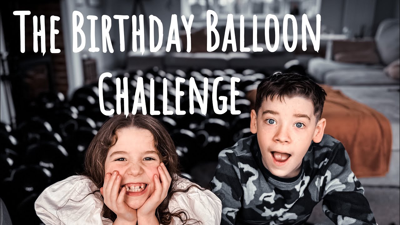 SUPRISING MY BROTHER with £100 BALLOON CHALLENGE