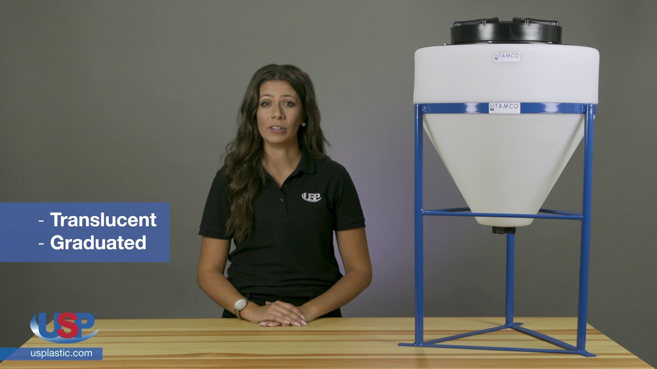 Tamco® Heavy Duty Cone Bottom Tanks | U.S. Plastic Corporation®