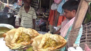 Kachori Ghugni | Who Want to Eat in The Breakfast | Indian Village Street Food