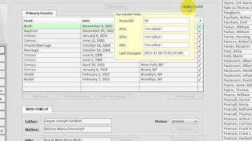 rootsTrust: User Interface Controls and Conventions