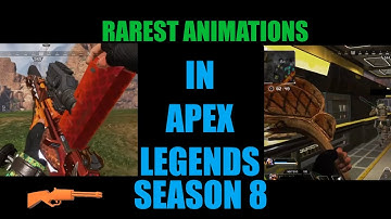 Rarest animations in apex legends season 8