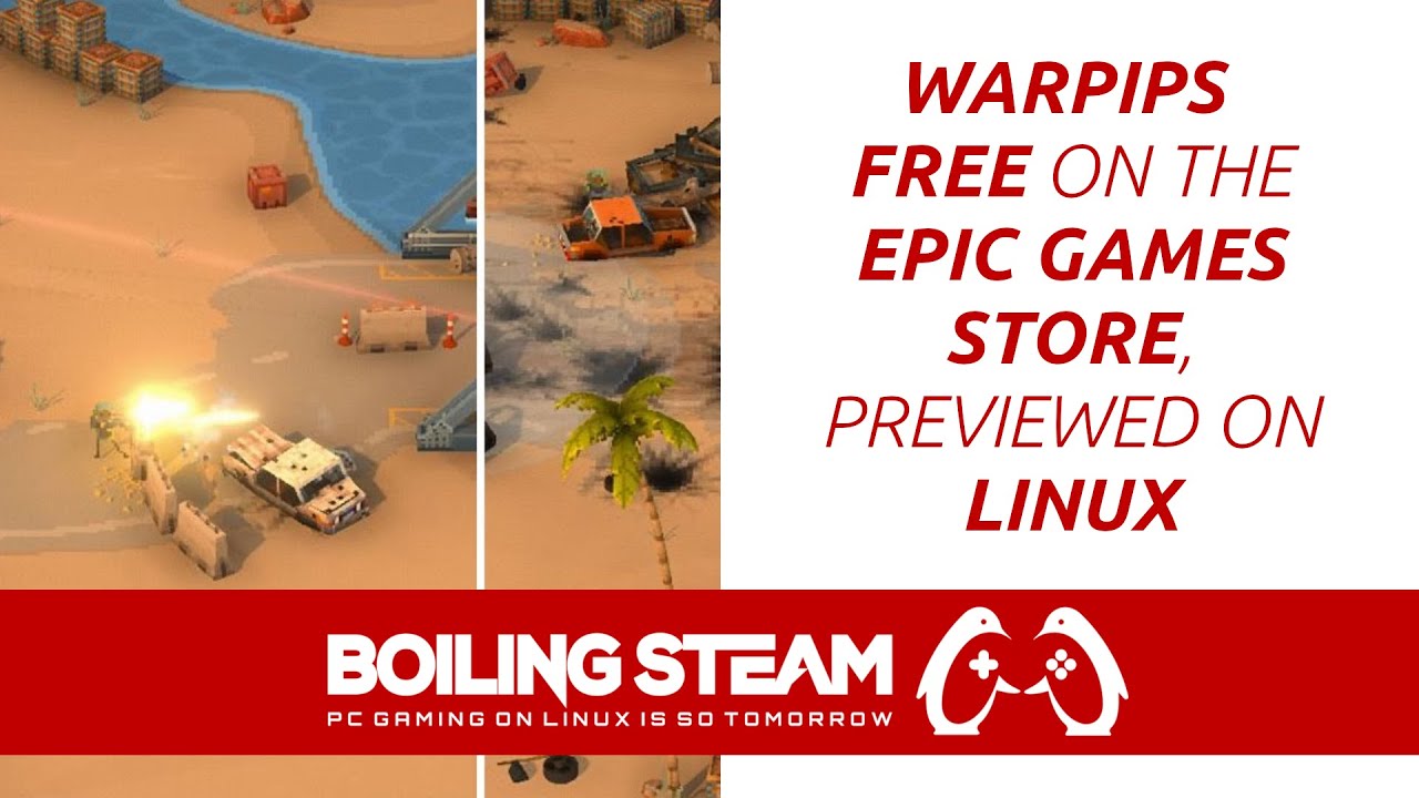 Warpips Free on the Epic Games Store, Previewed on Linux