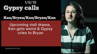 1/9/19 Ken/Bryan/Ken/B/K -  Ken gets weird, I don't want to talk to you. Gypsy calls Bryan crying