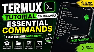 Every Beginner Must Know These Termux Commands | Complete Beginner Guide