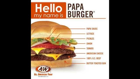 The A&W Papa Burger is the best fast food burger. Period.