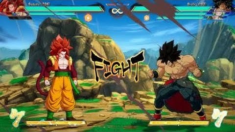 DRAGON BALL FighterZ PS4 THIS SUPER BROLY TOUCH OF DEATH COMBO RESET STILL WORKS!!!!!!