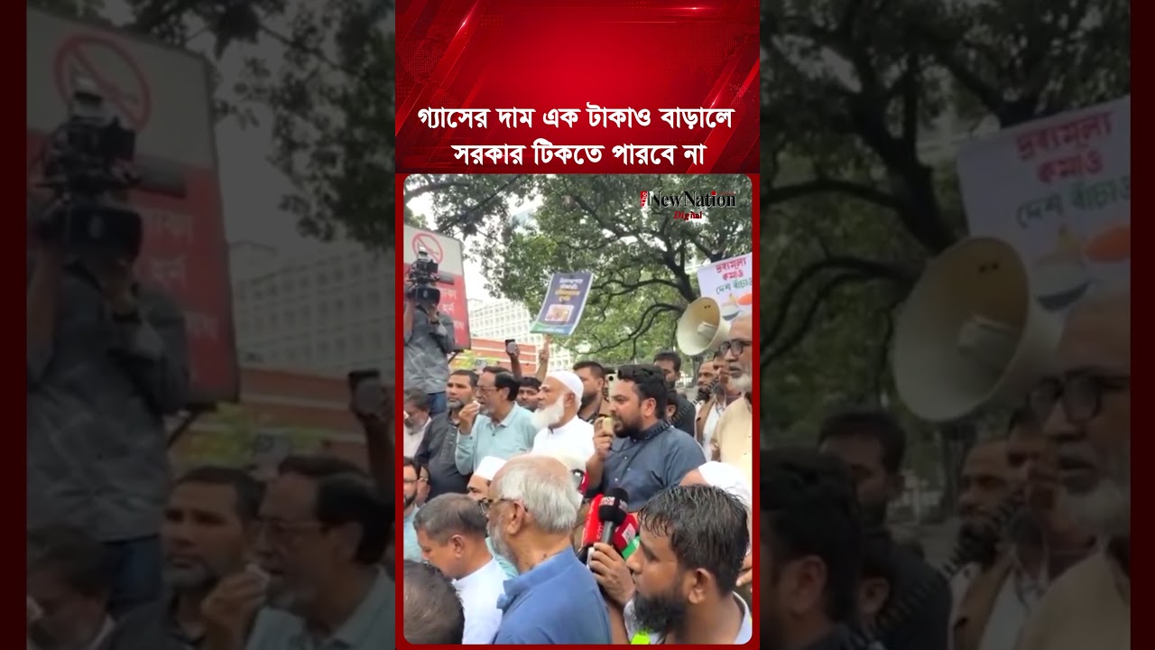 গ্যাসের দাম এক টাকাও বাড়ালে সরকার টিকতে পারবে না: নাহিদ ইসলাম II The New Nation