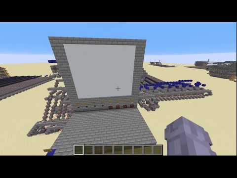 A 4-Bit CPU Calculating the Fibonacci Sequence in Minecraft