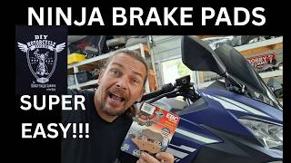 Kawasaki Ninja 400 Rear Brake Pads in 15 min   STEP BY STEP