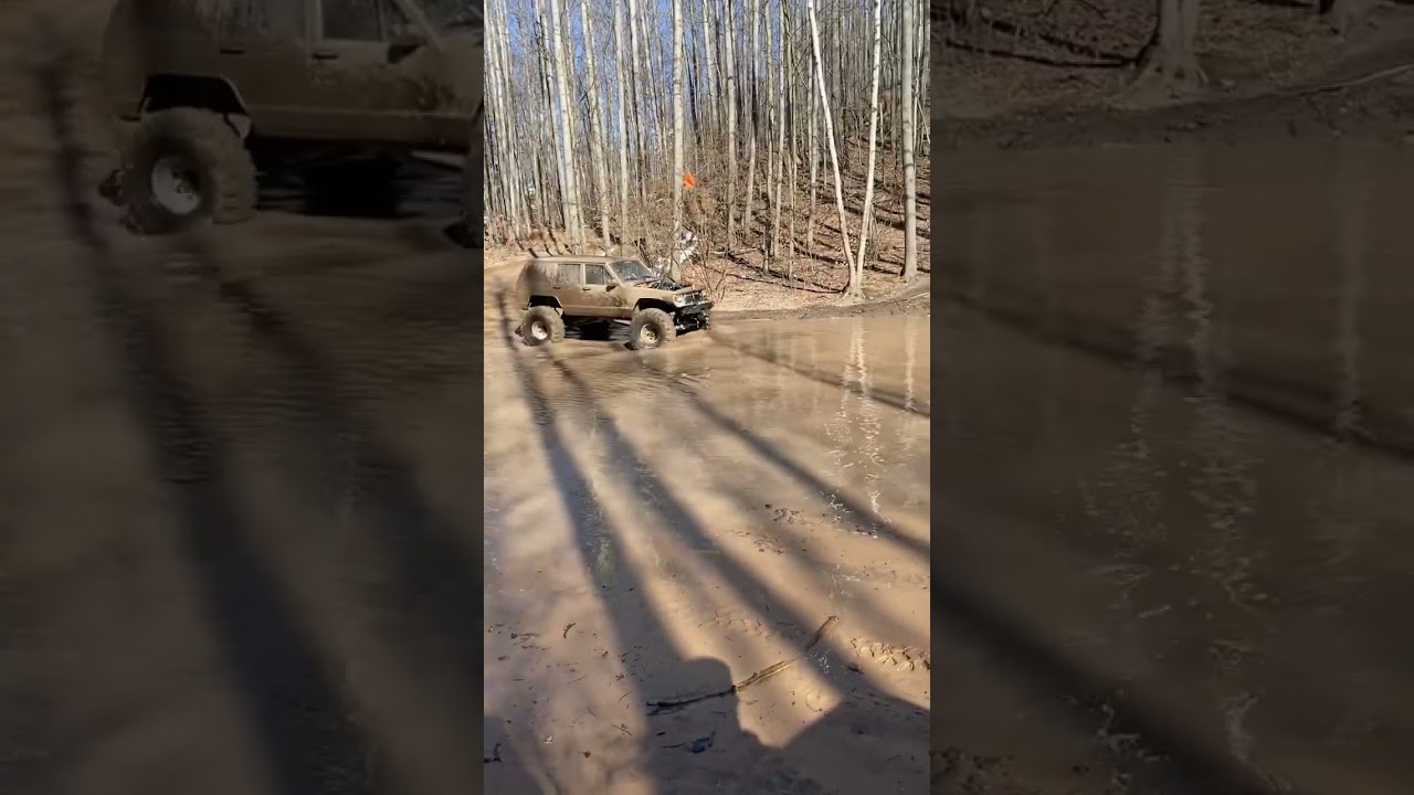 LS Swapped Jeep Cherokee Playing In The Mud