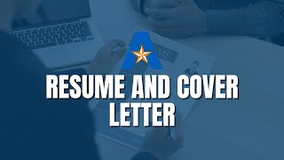 Resume and Cover Letter Workshop