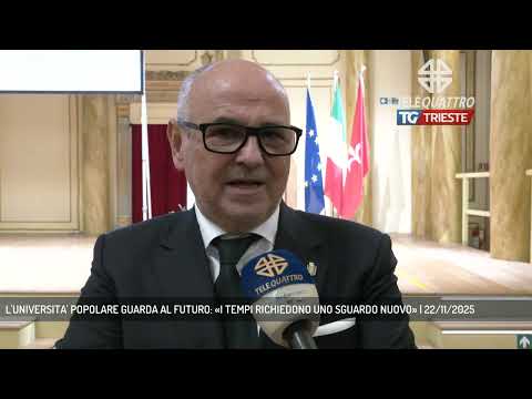L'UNIVERSITA' POPOLARE GUARDA AL FUTURO: «I TEMPI RICHIEDONO UNO SGUARDO NUOVO» | 22/11/2025