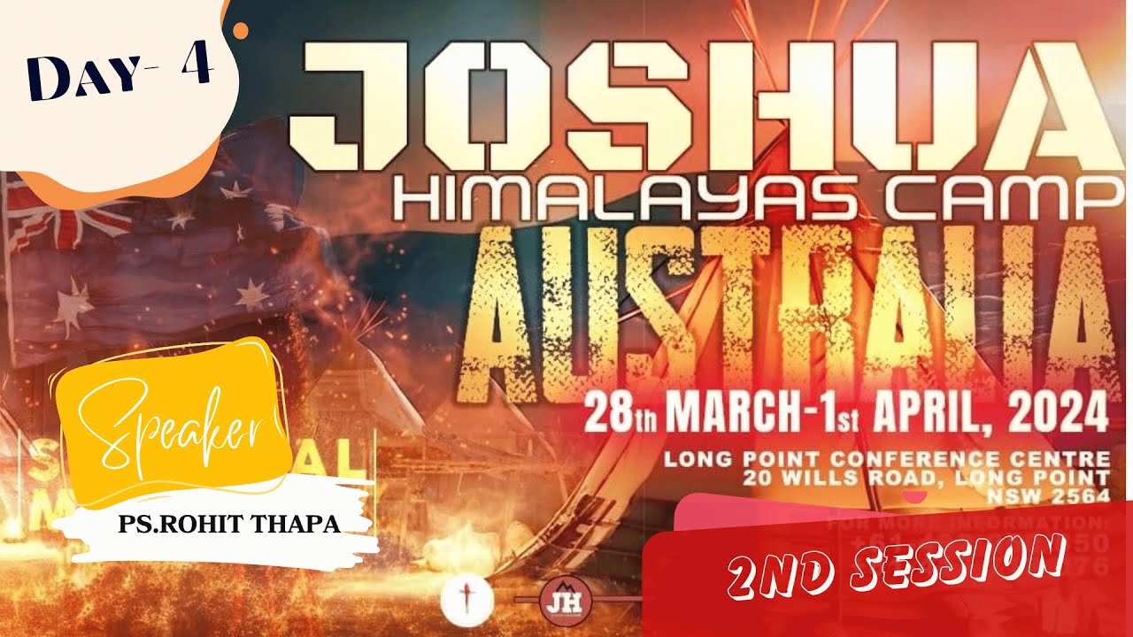 Ps Rohit Joshua Himalayas Camp Australia 2024 Day 4 Session 2 // Speaker: PS ...