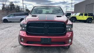 Stock 231252 2023 RAM 1500 Classic Quad Cab 4x4 Tradesman (140 WB 6'4 Box) SWB  in Harvest Sunrise