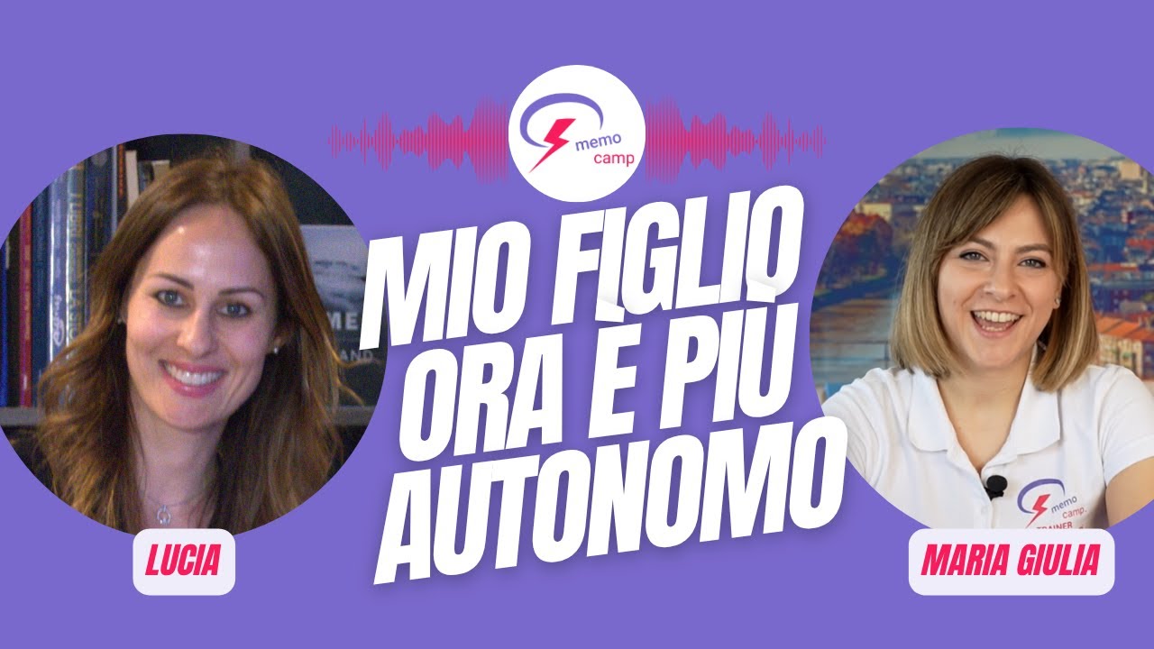 Mio Figlio ora è più autonomo nello studio, grazie al MemoCamp®