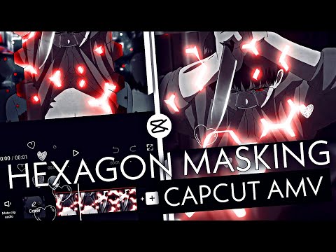 HEXAGON MASKING TRANSITION 🍃 LIKE AFTER EFFECTS | CAPCUT AMV/EDIT TUTORIAL