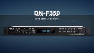 Denon Professional F350 Media Player with Frontal Mic Preamp