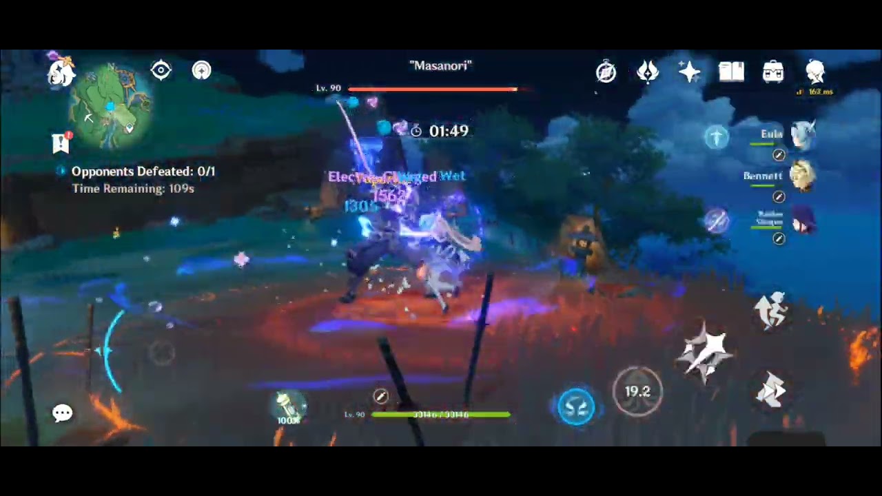 C0 Eula 433k Nuke Showcase with R1 Unforged(Full team rotation)