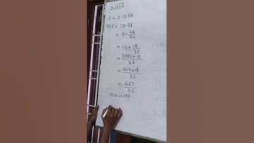 p/ q from of recurring decimal numbers # class 9th maths # number system #youtube #viral