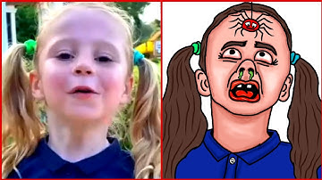 Nastya and dad pack a suitcase and are going on a trip Funny Drawing Meme P:3