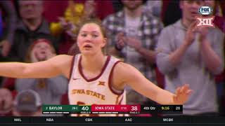 Baylor at Iowa State Women's Basketball Highlights